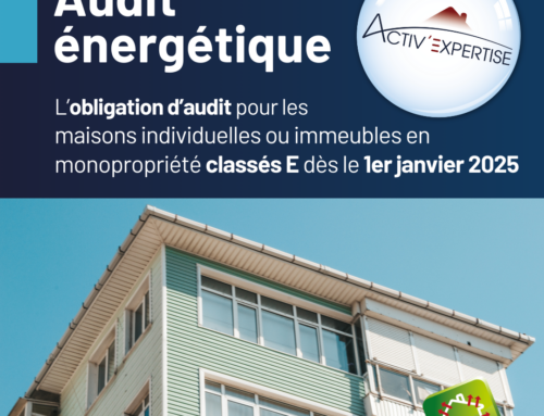 Obligation d’Audit énergétique pour les logements classés E au 1er janvier 2025